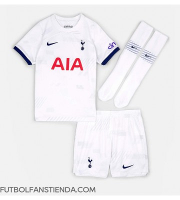 Tottenham Hotspur Primera Equipación Niños 2023-24 Manga Corta (+ Pantalones cortos)